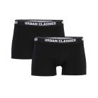 Urban Classics - Modal Boxer Shorts 2-Pack Fekete - Méret: XXL