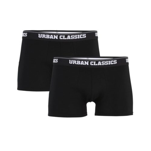 Urban Classics - Modal Boxer Shorts 2-Pack Fekete - Méret: XXL