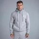 Siksilk Grey Marl Essentials Full Zip Hoodie - Méret: XL