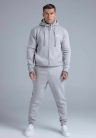Siksilk Grey Marl Essentials Full Zip Hoodie - Méret: XXL