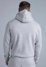 Siksilk Grey Marl Essentials Full Zip Hoodie - Méret: XXL