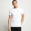 11 Degrees CORE White Muscle Fit T-Shirt - fehér póló - Méret: S