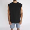 Black Sleeveless Tee - ujjatlan póló - Méret: XL