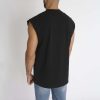 Black Sleeveless Tee - ujjatlan póló - Méret: XL