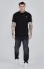  Siksilk Black Graphic T-Shirt