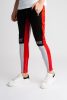 Black/Grey/Red Zip Jogger - melegítőnadrág - Méret: XL