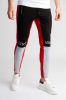 Black/Grey/Red Zip Jogger - melegítőnadrág - Méret: XL