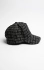 Siksilk Jacquard Denim Trucker Cap - Black