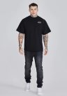 Siksilk Black Logo T-Shirt - Méret: XS