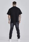 Siksilk Black Logo T-Shirt - Méret: XS