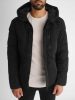 Black Hooded Jacket - fekete téli dzseki - Méret: XL