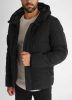 Black Hooded Jacket - fekete téli dzseki - Méret: XXL