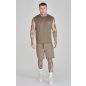 Siksilk Brown Relaxed Logo Vest