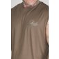 Siksilk Brown Relaxed Logo Vest