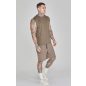 Siksilk Brown Relaxed Logo Vest