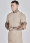 Siksilk Beige T-Shirt and Shorts Set