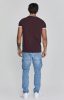 Siksilk Burgundy Ringer T-Shirt