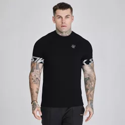 Siksilk Black Tech T-Shirt