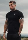 Siksilk Black Tech T-Shirt