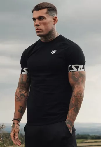 Siksilk Black Tech T-Shirt