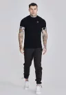 Siksilk Black Tech T-Shirt - Méret: XL