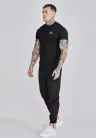 Siksilk Black Tech T-Shirt - Méret: XXL