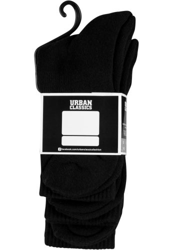 Urban Classics - Sport Socks 3-Pack Fekete - Méret: 39-42