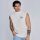 Siksilk Ecru Sleeveless T-Shirt - Méret: M