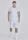 Siksilk Grey Marl T-Shirt and Shorts Set