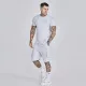 Siksilk Grey Marl T-Shirt and Shorts Set - Méret: XXL