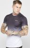 Black Sports Fade Muscle Fit T-Shirt  - slim fit póló - Méret: L