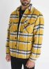 Check Sallow Overshirt - sárga ing dzseki - Méret: XL