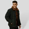 Collar Puffer Jacket - fekete téli dzseki - Méret: XXL