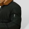 Collar Puffer Jacket - fekete téli dzseki - Méret: M