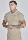 Siksilk Beige Polo and Shorts Set