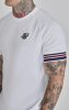 Siksilk White Stretch Tech T-Shirt - fehér póló - Méret: L