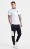  Siksilk White Essential Short Sleeve Muscle Fit T-Shirt