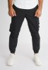 Zipper Pocket Cargo  Pants - fekete oldalzsebes nadrág - Méret:S 