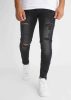 Dusk Ripped Jeans - fekete farmernadrág - Méret: 36
