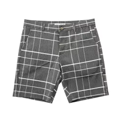 Plaid Slim Short