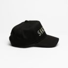 Siksilk Black Floral Embroidery Trucker Cap