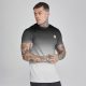 Siksilk Fade T-Shirt - szürke/fehér póló - Méret: L