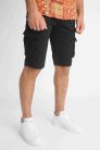 Dark Cargo Short - fekete oldalzsebes rövidnadrág - Méret: 29