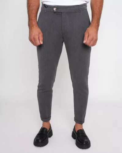 Charcoal Slim Szövetnadrág