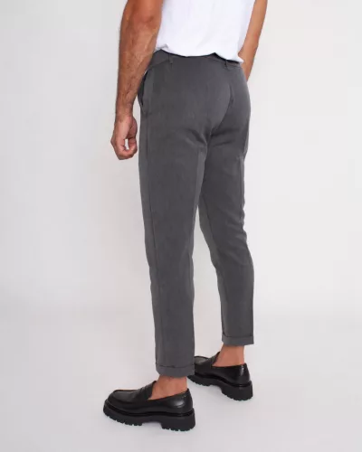 Charcoal Slim Szövetnadrág