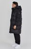 Siksilk Black Puffer Coat