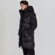 Siksilk Black Puffer Coat - Méret: L