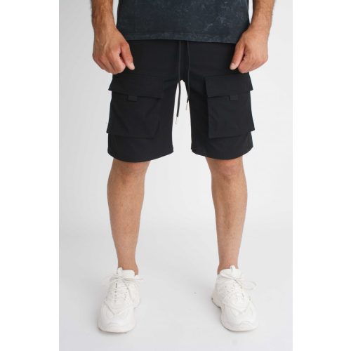 Black Pocket Short - fekete rövidnadrág - Méret: XXL