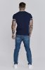 Siksilk Navy Tournament T-Shirt - Méret: XS