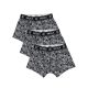 Siksilk Black 3Pk Paisley Boxer